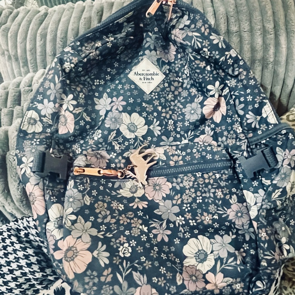 Abercrombie & Fitch Floral Backpack